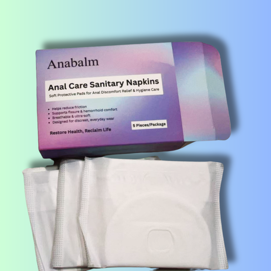 Anabalm Anal Care Sanitary Napkins – 5 Pieces | Gentle Comfort & Hygiene Support