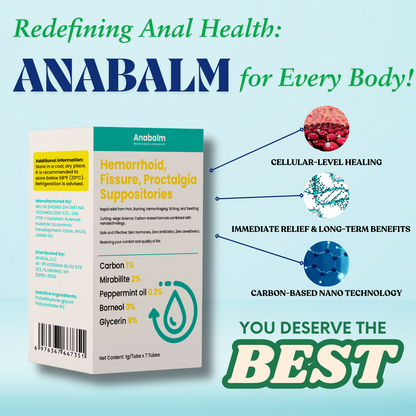Anabalm Medical – Hemorrhoid, Fissure, Proctalgia Suppositories
