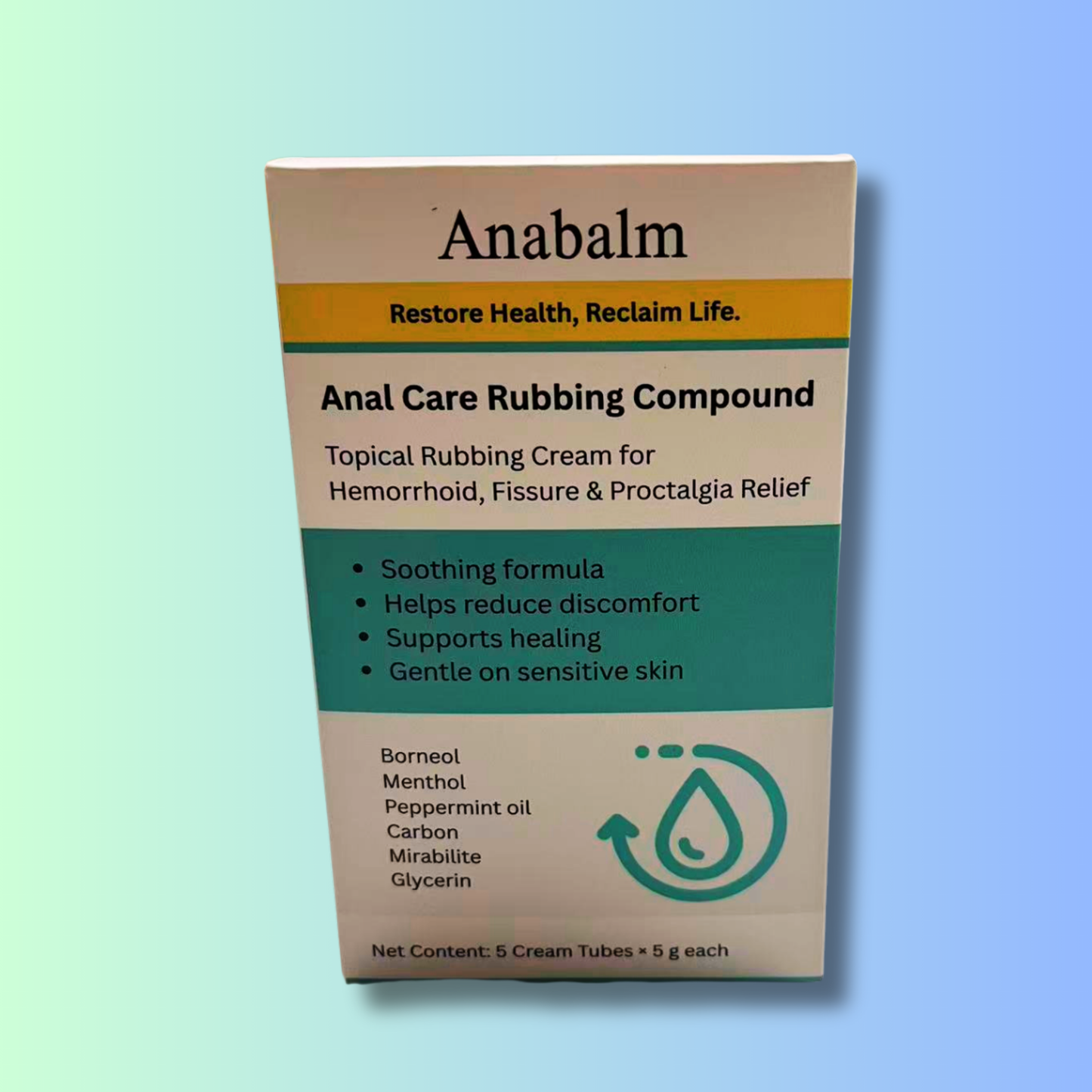 Anabalm Anal Care Rubbing Compound – 5 Tubes