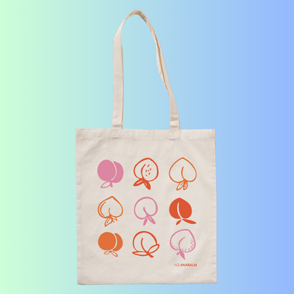 Anabalm "Peachy” Tote Bag